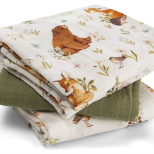 Bamboo Muslin New Design Super Soft Baby Swaddle Blanket Reusable Washable Blanket