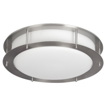 Brushed Nickel LED Ceiling Lights for Modern Courtyard by Marriott Guestrooms