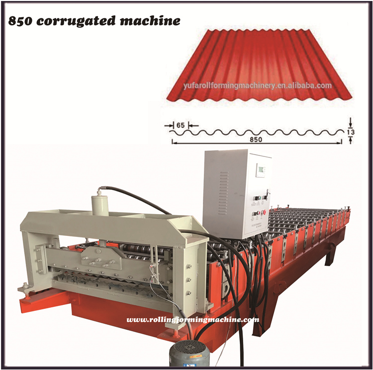 Corrugated iron roof making machine rolling roller