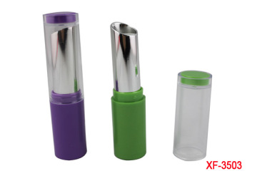 Round Purple Makeup Lipstick Container