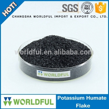 high quality potassium humate super flake water soluble fertilizer