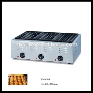 Commercial 3 Plates Electric Takoyaki Machine