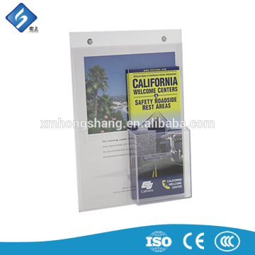 Fashion Acrylic Poster Display Stand and Brochure Holder Combo in 2016