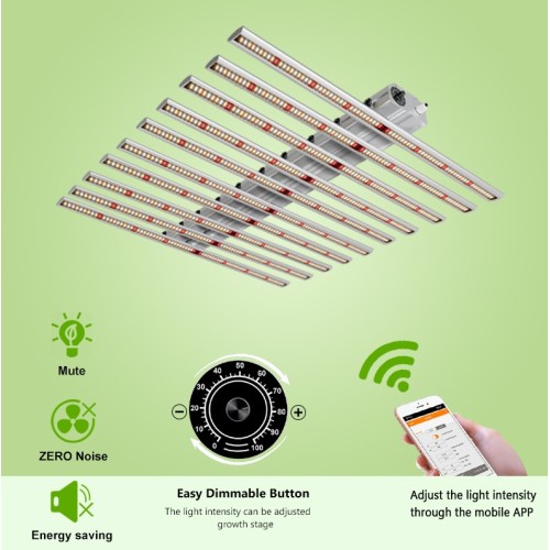 640w 800w Led Grow Light Bar per serra