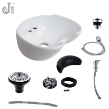 Hot Sale Luxury Hair Wash Basin Ceramic Shampoo Sinks