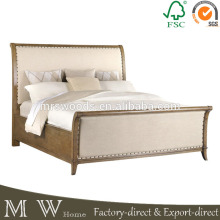french upholstered king sleigh bed, upholstered king size sleigh bed, sleigh bed