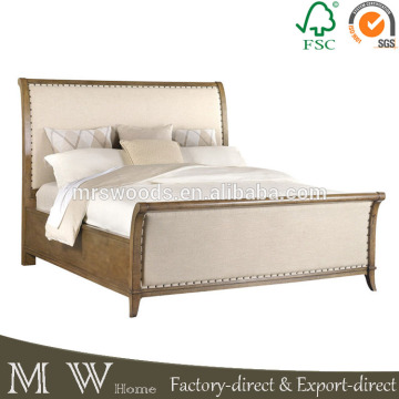 french upholstered king sleigh bed, upholstered king size sleigh bed, sleigh bed