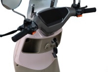 Soft Pink and Beige Electric Scooter