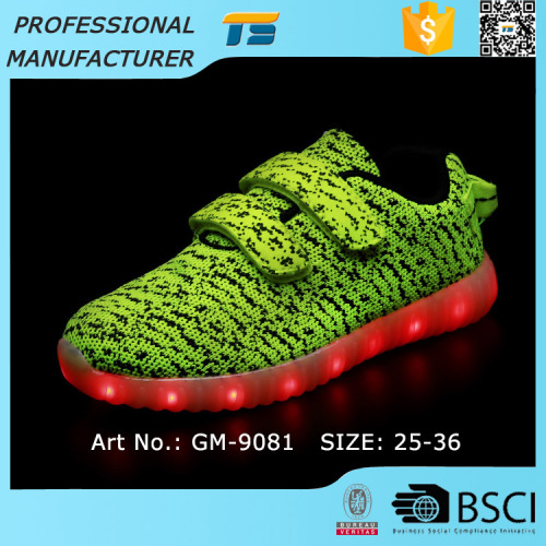 2016 Fashion cool lighted sheos kids led shoes with led lights