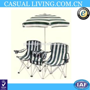 Aluminum Folding Beach Chair with Umbrella