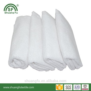 China suppliers 100 cotton plain Cheap white towels