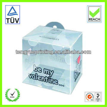 clear pvc box/plastic square clear box/plastic moving box