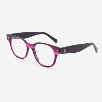 Round Acetate Women's Optical Frames 24A3222