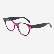 Round Acetate Women's Optical Frames 24A3222