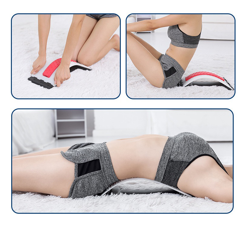 equipment waist support posture therapy lumbar relief back stretcher device