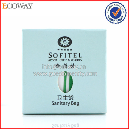 Wholesale Cheap Ladies Hotel Disposable Sanitary Bag