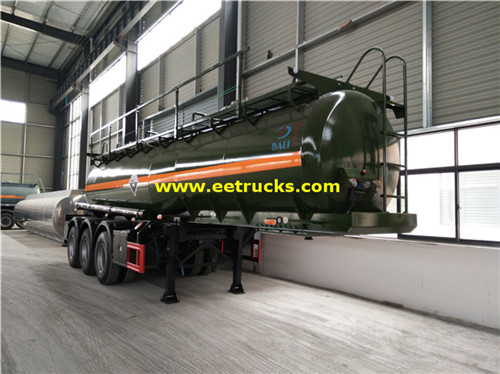 Tri-Axle 18000l sulfuric acid tank trailers