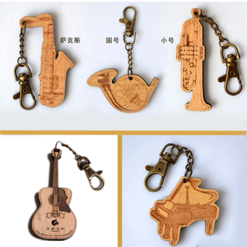 music instrument gift key chain musical instrument peripheral