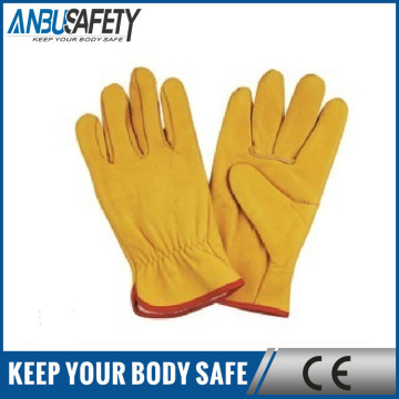 High quality pig hide driving leather gloves