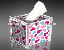 Clear Cute Customized Acrylic Tussie Box