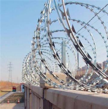 cross type barbed razor wire