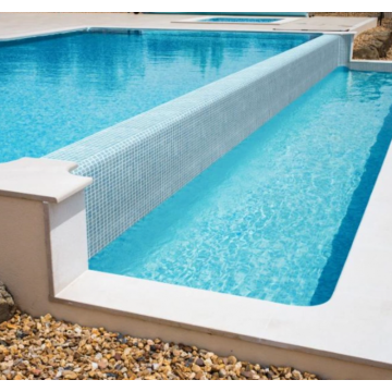 Blue Water Resistant Pool Glass Mosaic Tile