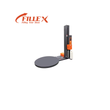 Conveyorized Turntable Stretch Pallet Wrapping Machine