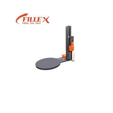 Conveyorized Turntable Stretch Pallet Wrapping Machine