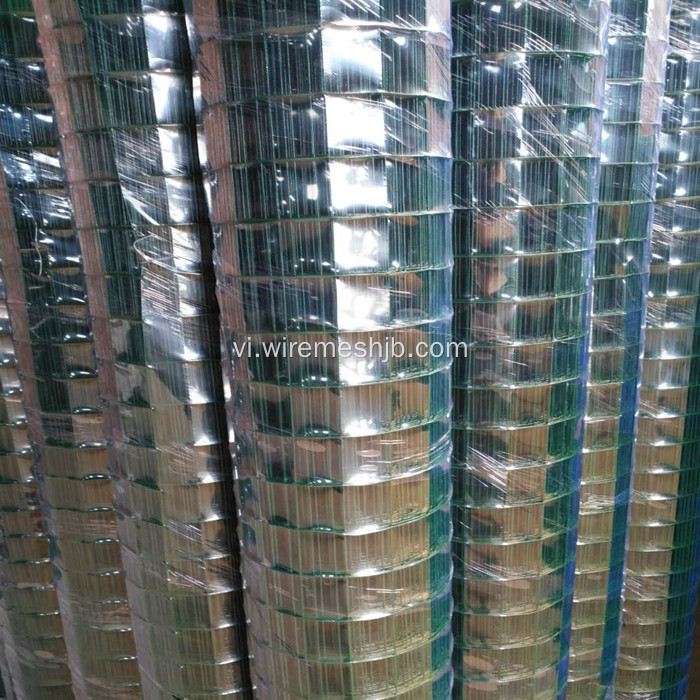 Màu xanh đậm PVC tráng hàn dây lưới