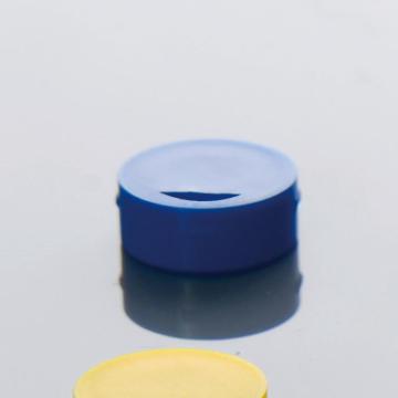 Inserções de tampa de frasco criogênico azul