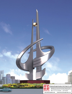 School Big Stainless Steel Sculpture