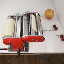 Roller Pasta Press Machine Nickel Coated Roller And Cutter Atlas 150 Pasta