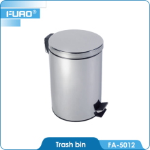 FUAO high quality stainless steel mobile garbage bin