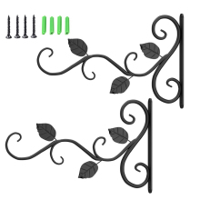 Durable Metal Wall Mount Plant Hanger Hook for Hanging Plants and Flower Baskets