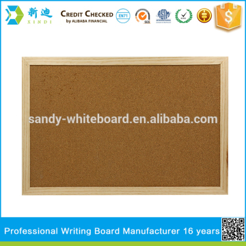 Wood Framed Cork Board Exporter bulletin board