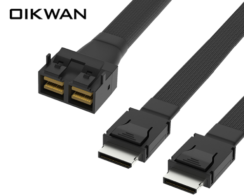 Minisas HD SFF-8643 8I till Oculink 2SFF-8611-kabel