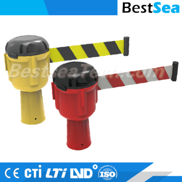 Retractable belt barrier topper, 9m retractable belt