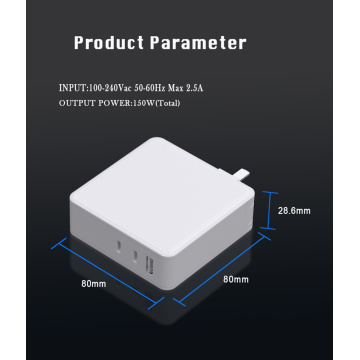 130W GAN CHARGER USB-C POWER ADAPTER