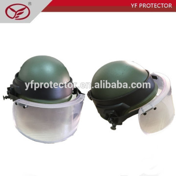 Kevlar ballistic hekmet visor /Green Pasgt kevlar helmet/ bulletproof helmet with visor