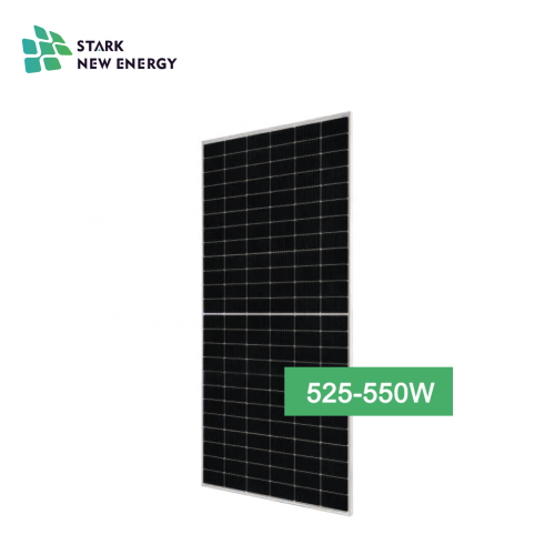 550w Solarpanel 182mm halbgeschnittene Solarzellen