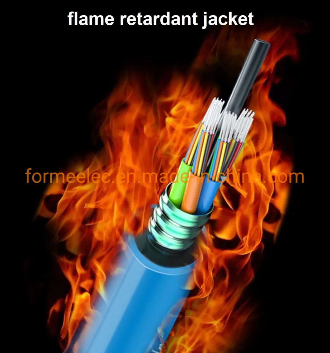 Stranded Flame Retardant Optical Cable 8 Core Mgtsv Optic Cable Fiber for Coal Mine
