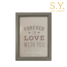 Grey Wood-Grain PS Photo Frame