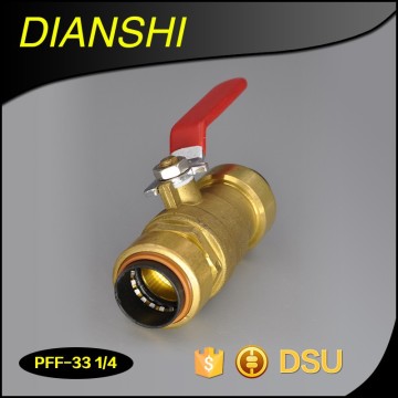 1/2" Sharkbite Style Push Fit Ball Valve