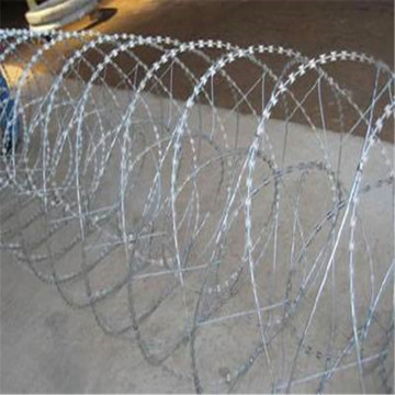 BTO-22 galvanized concertina razor wire safety fencing