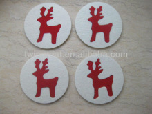 laser cut felt coaster