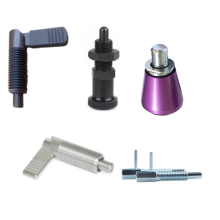 China Manufacturer Stainless Steel Chrome Plate Spring Loaded Mini Indexing Plunger Pin with Locking Rest Position