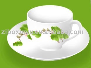 porcelain cup and saucer