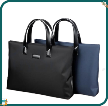 Professional Men's Leather Briefcase for Business Travel