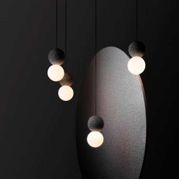 LEDER Multi Drop Concrete Pendant Kuwala