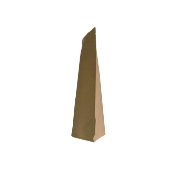 Eco Biodegradable Kraft Paper Worka w górę z zamek błyskawiczny